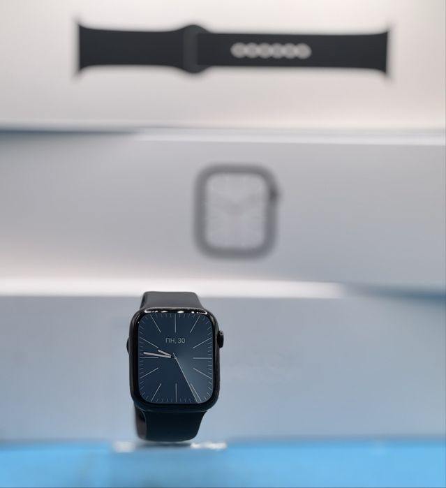 Apple Watch 7, GPS, Корпус Midnight Aluminium 45mm
