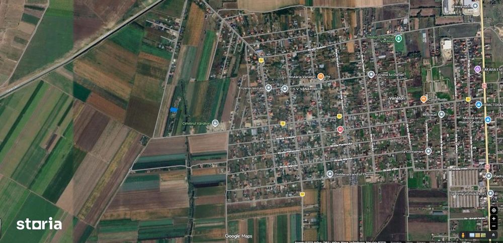 Teren Vânători, deschidere 17.65 m – Zonă rezidențială în dezvoltare