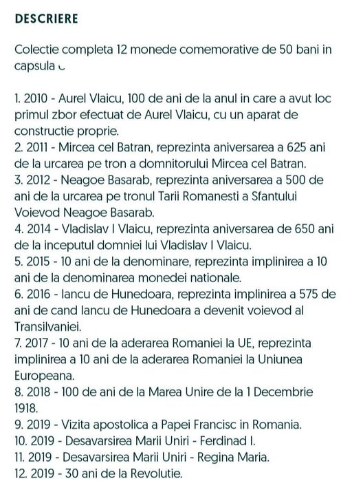 Monede pentru colecție