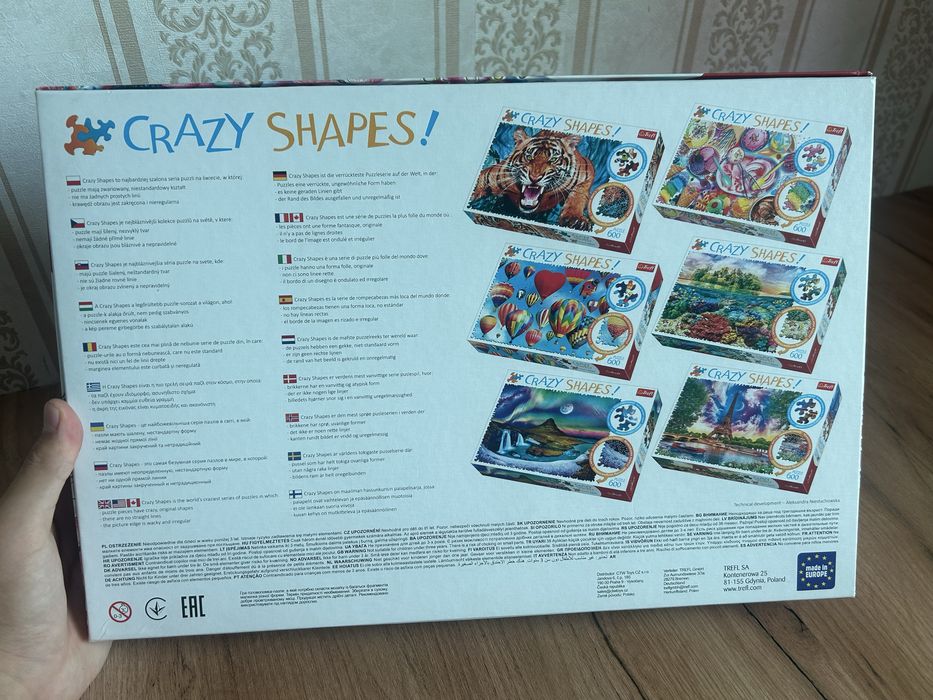 Пазлы  Trefl из серии Crazy Shapes