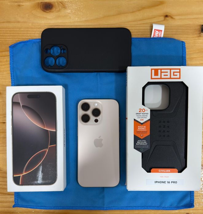 iPhone 16 Pro 1TB Desert Gold – IMPECABIL  Baterie 100% în garanție