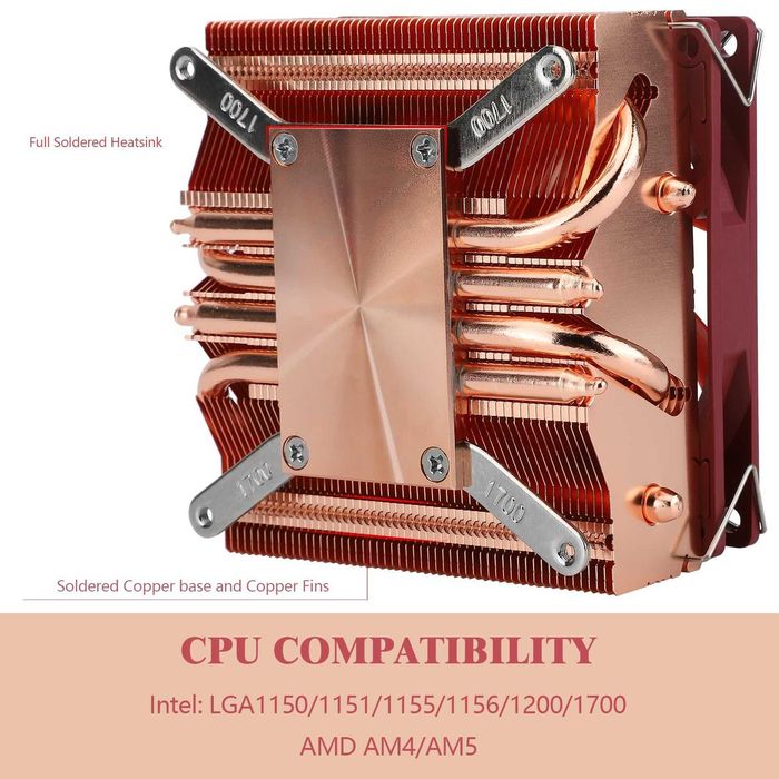 Cooler CPU Aer Thermalright AXP90-X53 ITX Full Cooper AMD Intel AGHP