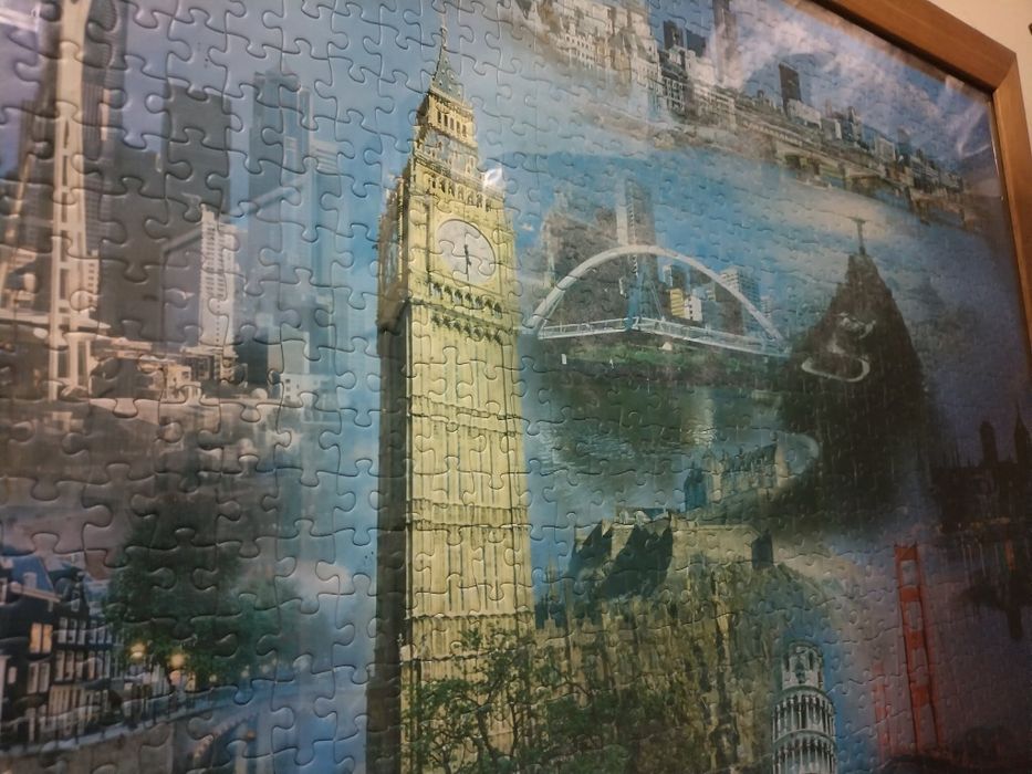 пъзел Колаж от световни забележителности, 1500 части