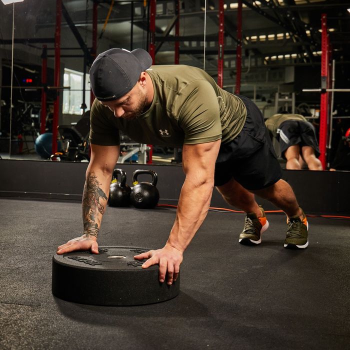 Disk Bumper plate 20 kg Cauciuc CrossFit Antrenament Weightlifting Training Greutăți Disc Olimpic