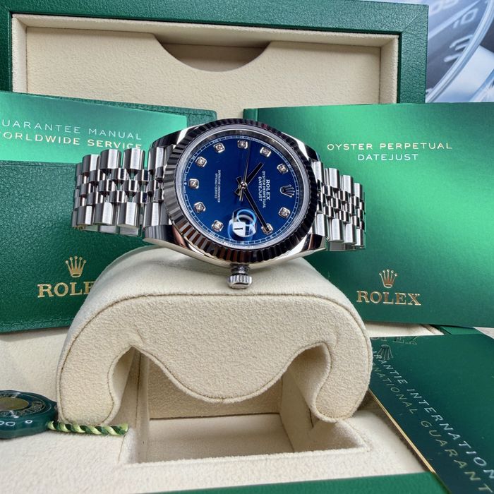 Rolex Datejust Blue Diamond Dial | PE STOC | Used | 41mm | 14800 EURO | 126334 | 2023