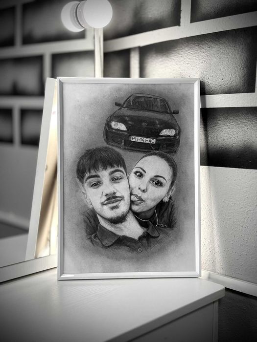 Tablouri desenat in creion BY MY TOON CREATIONS