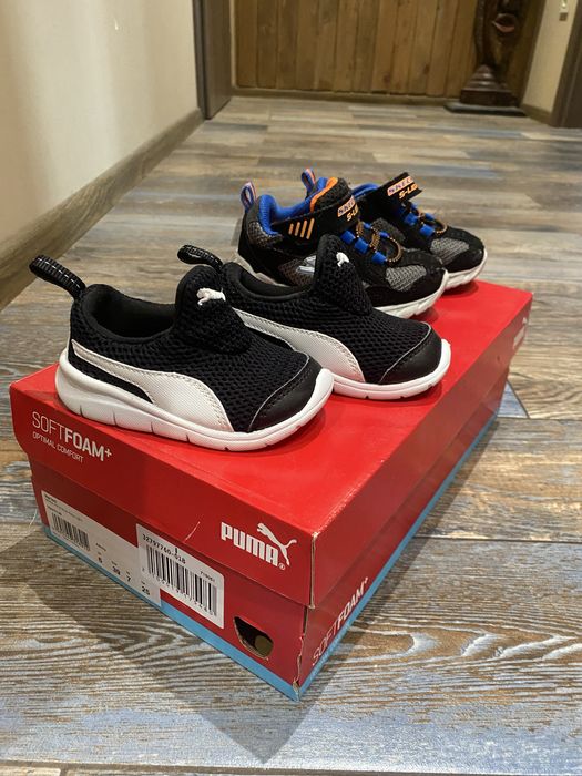 Puma & Sketchers дитски обувки