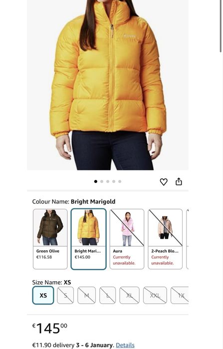 Дамско зимно яке COLUMBIA . Размер XS