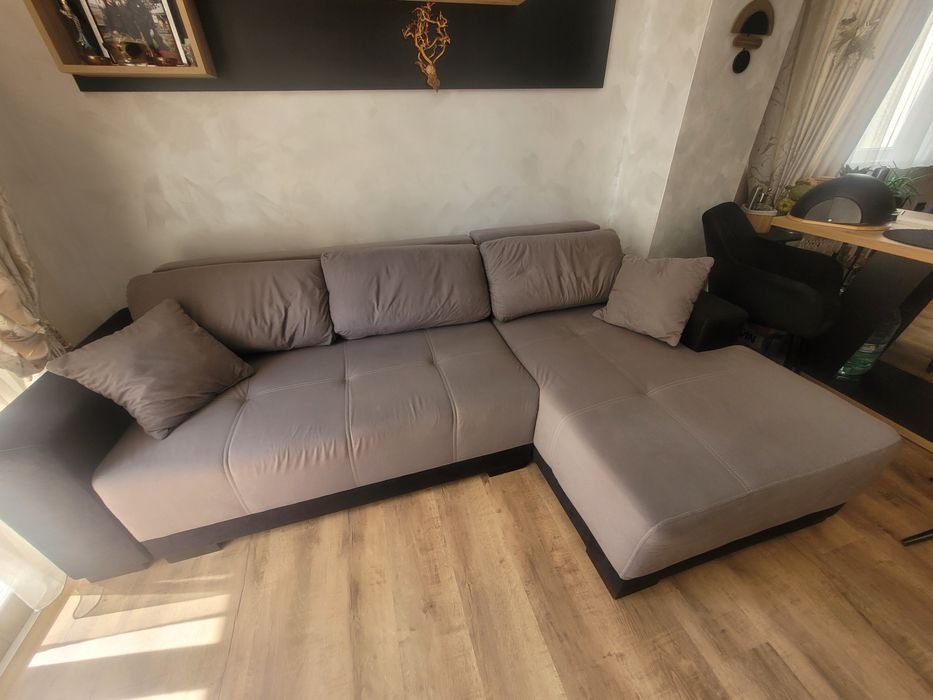 Мека мебел  - ъглов диван