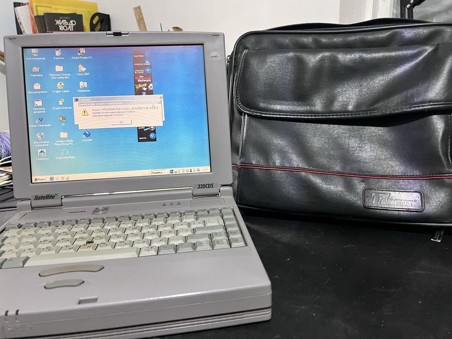 Винтажный ноктбук Toshiba cds330 ноутбук
