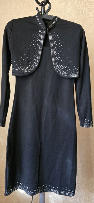 Женский Платья и желеткой