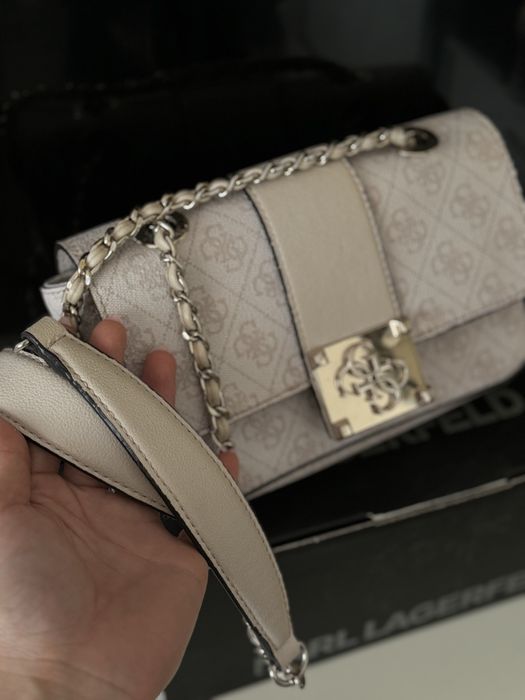 Чанти Guess и раница Love Moschino