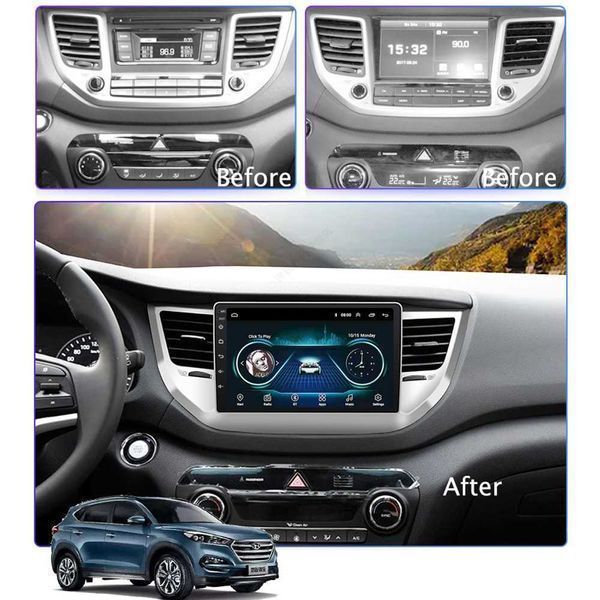 HYUNDAI TUCSON 2015/2018 9'' андроид навигация, 9177