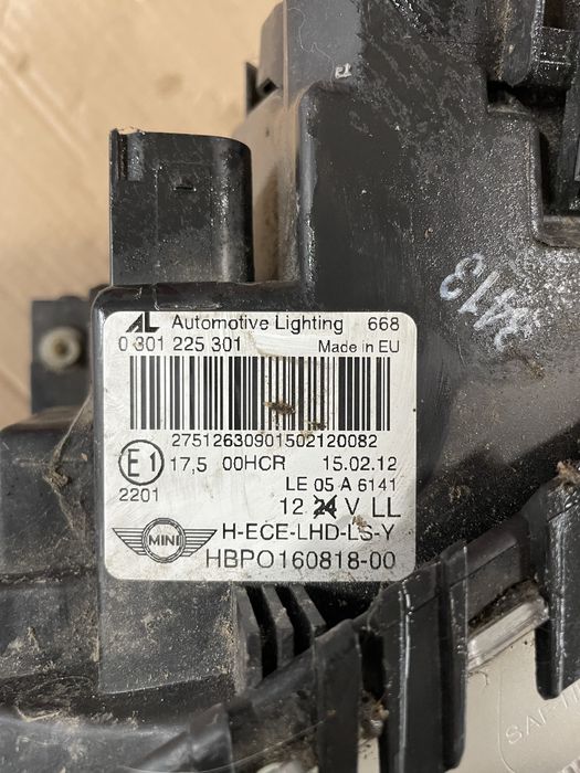 Ляв фар за mini cooper R56