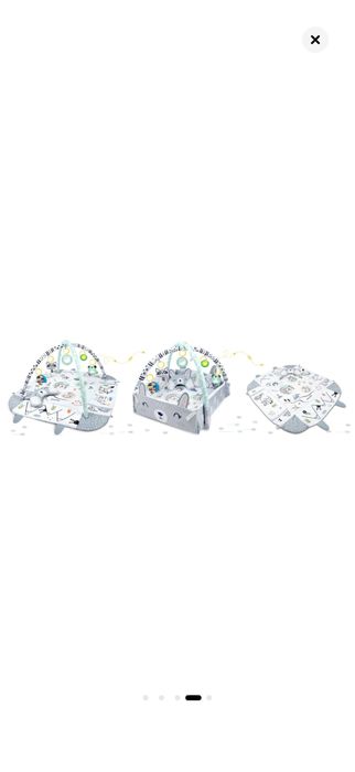 Saltea de Activitati si Spatiu de Joaca 3in1, BabyKING KinderVibe