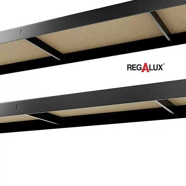 Метален стелаж Regalux 265 - 180х180х40, 5 рафта, цвят антрацит