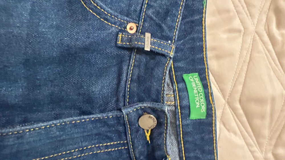 Дънки Benetton, тъмно сини, размер 30