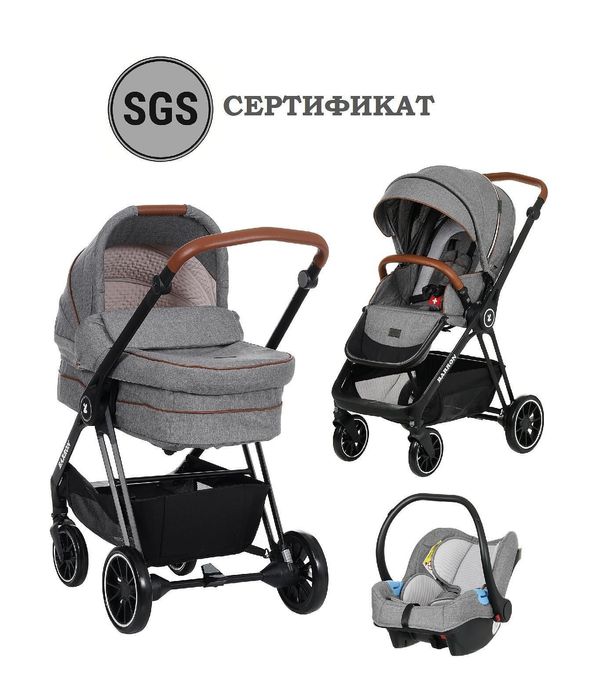 Бебешка количка Zizito Barron 3 в 1