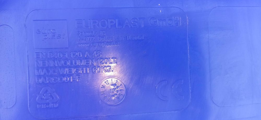 Tomberoane plastic noi 120L