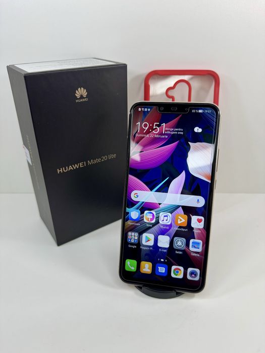 Pachet Huawei Mate 20 Lite + husa + Smartwatch nou cadou