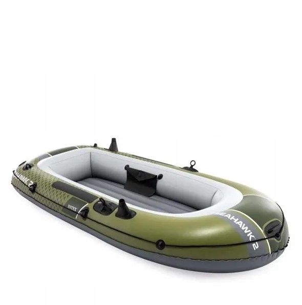 Надуваема лодка Seahawk 2 Intex, за 2 лица, размер 236×114 см, PVC, зе