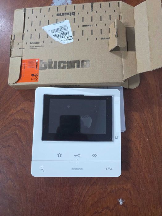 Videointerfon Classe 100 5" alb, BTicino