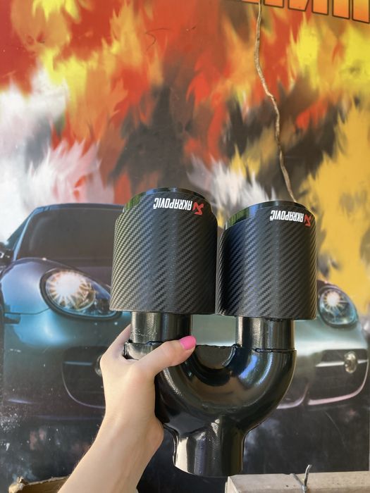 Накрайници Акрапович 100мм, ауспух, генерация, akrapovic,накрайник bmw