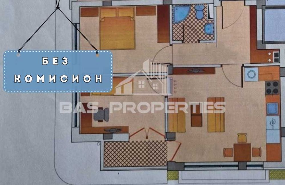 3-стаен в София-Малинова Долина площ 82