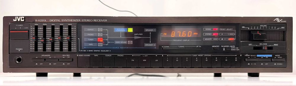 Amplificator JVC R-X220L SEA Receiver Sunet Cald Premium