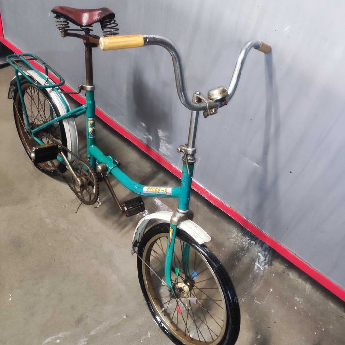 Ретро велосипед ДЕСНА -2 СССР  1979 в движение