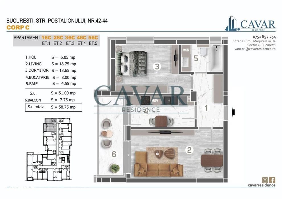 Alege excelenta in locuire, alege proiectul Cavar Residence