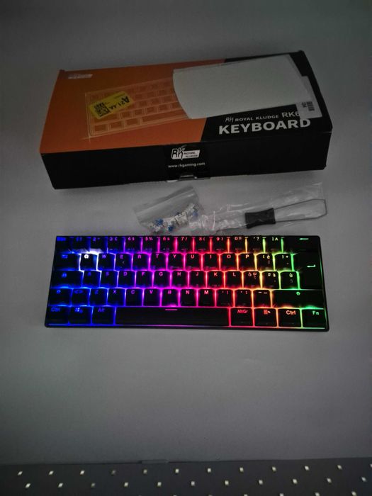 Tastatura Mecanica Royal Kludge RK61 (Layout Italia) - Blue Switch