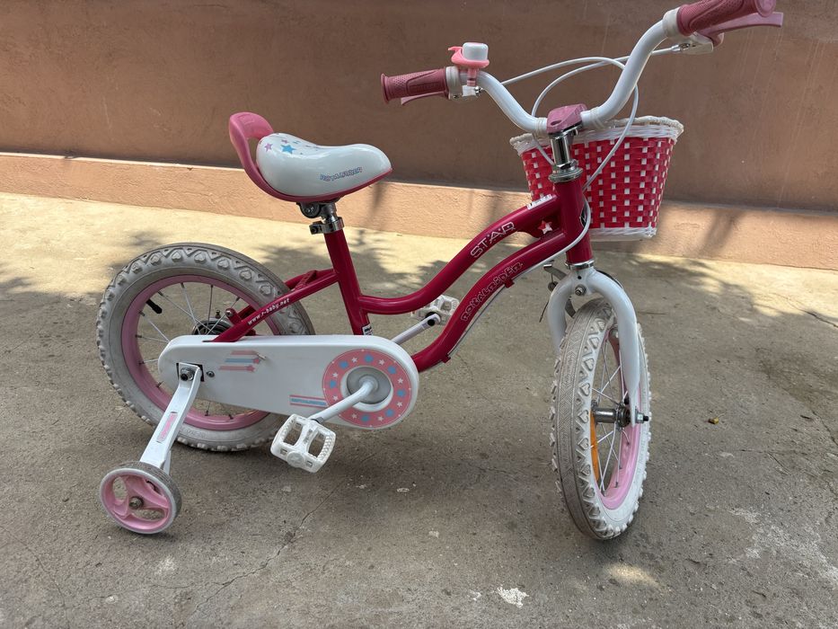 Bicicleta copii RoyalBaby Star Girl 14'' Roz