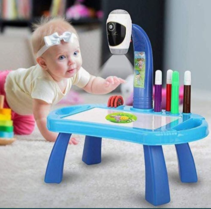 Доставка.Проектор для обучения и рисования, детский стол