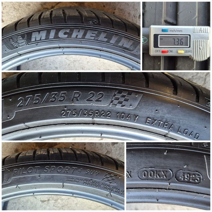 O bucată 275/35 R22 vară - una Michelin Continental