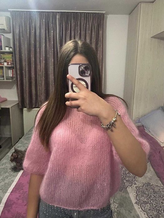 Bluza tricotata handmade