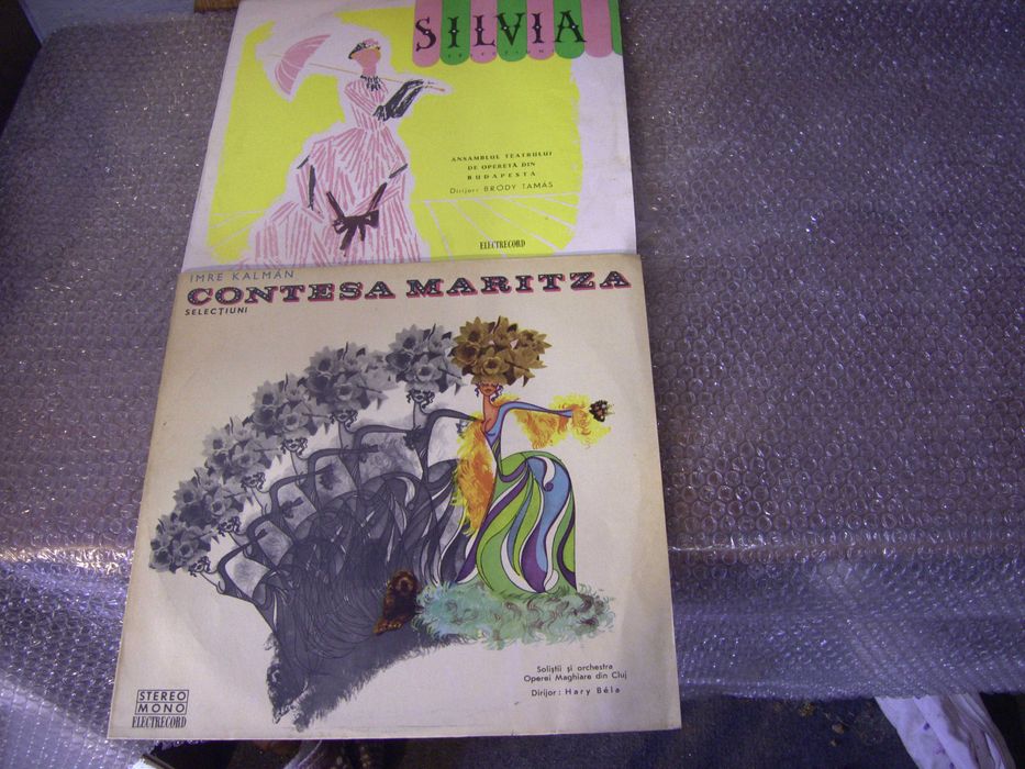 Discuri VINYL Selectie din Operete-Opere celebre/Slagare/ LOT 8buc.