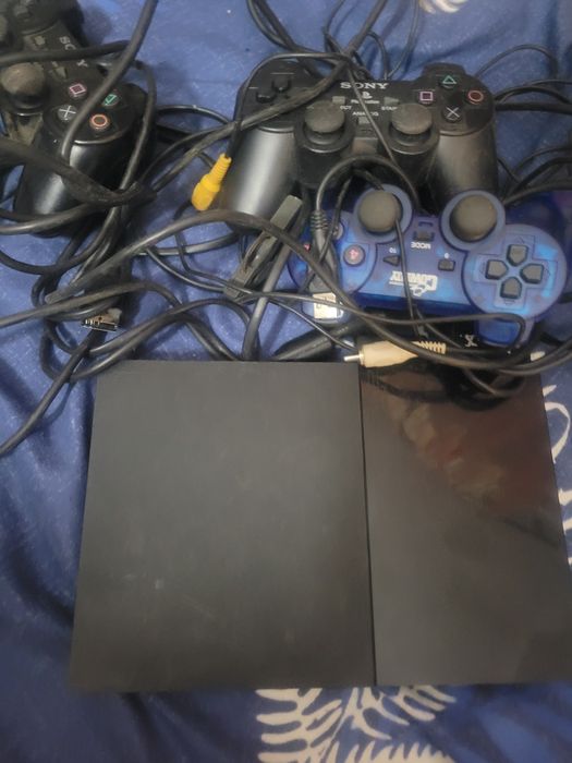 Playstation 2, плейстейшен 2 Sony, с джойстиком. Приставка.