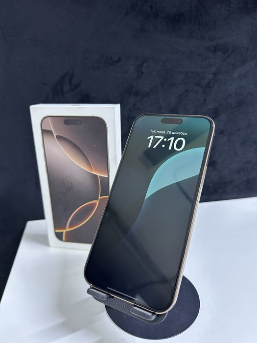 iPhone 16 Pro Max 256gb 92% физ сим Kaspi 0-0-24 Ortalyq Market