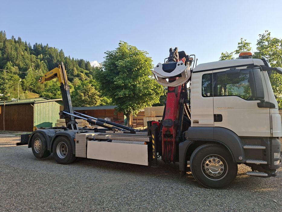 Man TGS 26.440  abrollkipper și macara
