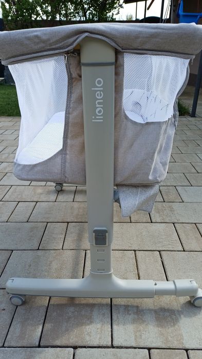 Pătuț Co-sleeping Lionelo – Reglabil, Funcție Legănare, Stare Excelentă
