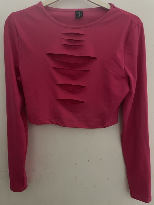 Bluza roz marime M nepurtata