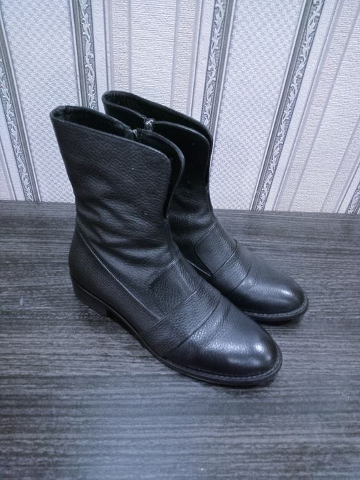 Ботинки осень натур кожа