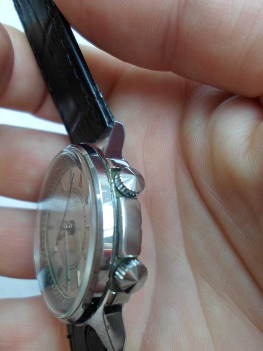 Мъжки съветски POLJOT с механична аларма