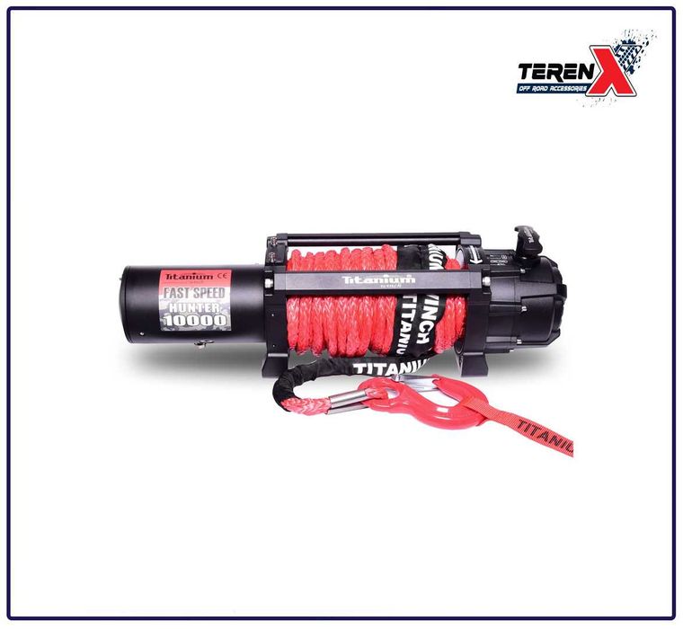 Troliu auto Titanium Fast Speed Hunter 10000 lbs (4.5 tone) motor 8CP