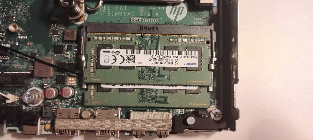 Mini pc Calculator HP 600 G4 i5 8500t 8gb ram ssd nvme 256gb