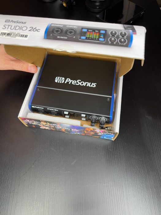 Външна аудио карта PreSonus Studio 26c USB-C аудио интерфейс.