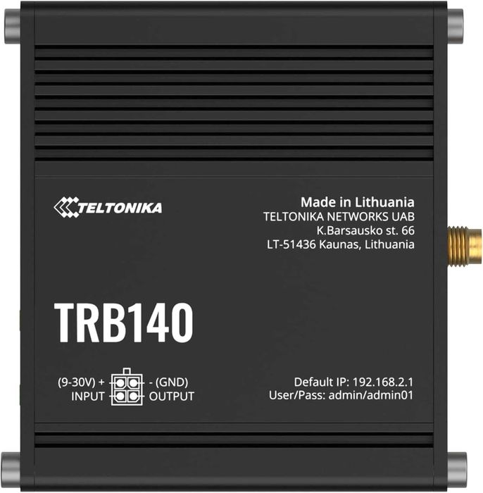 Индустриален 4G LTE шлюз Teltonika TRB140