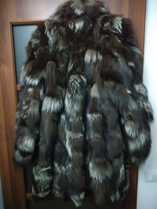 Blana de vulpe polara superba import Italia