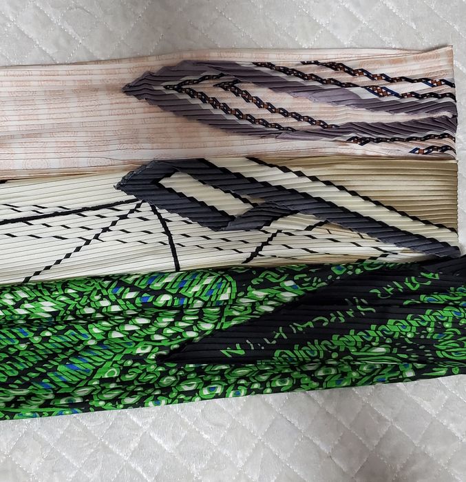 Плиссированый шарфик-косынка